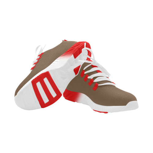 BROWN Men's Sonic Color Sole Running Shoes (Model 059)