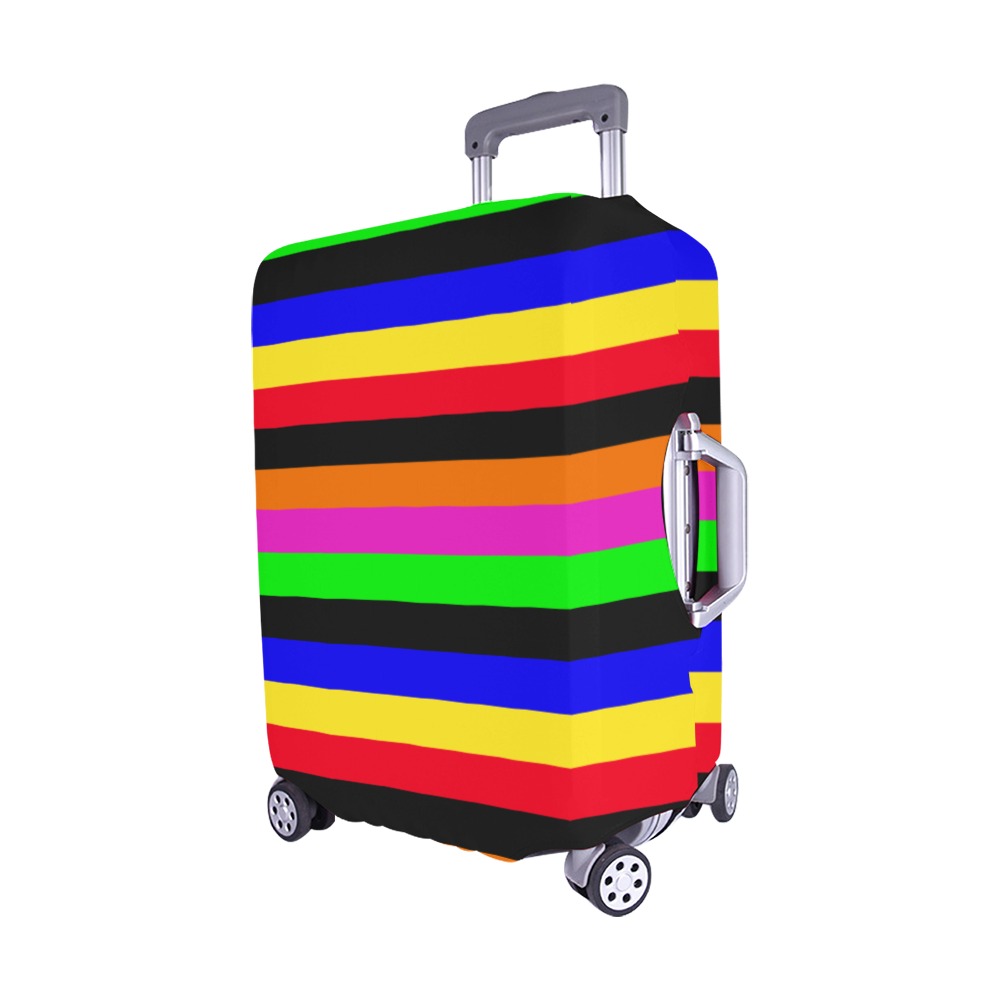 multicoloured Luggage Cover/Medium 22"-25"