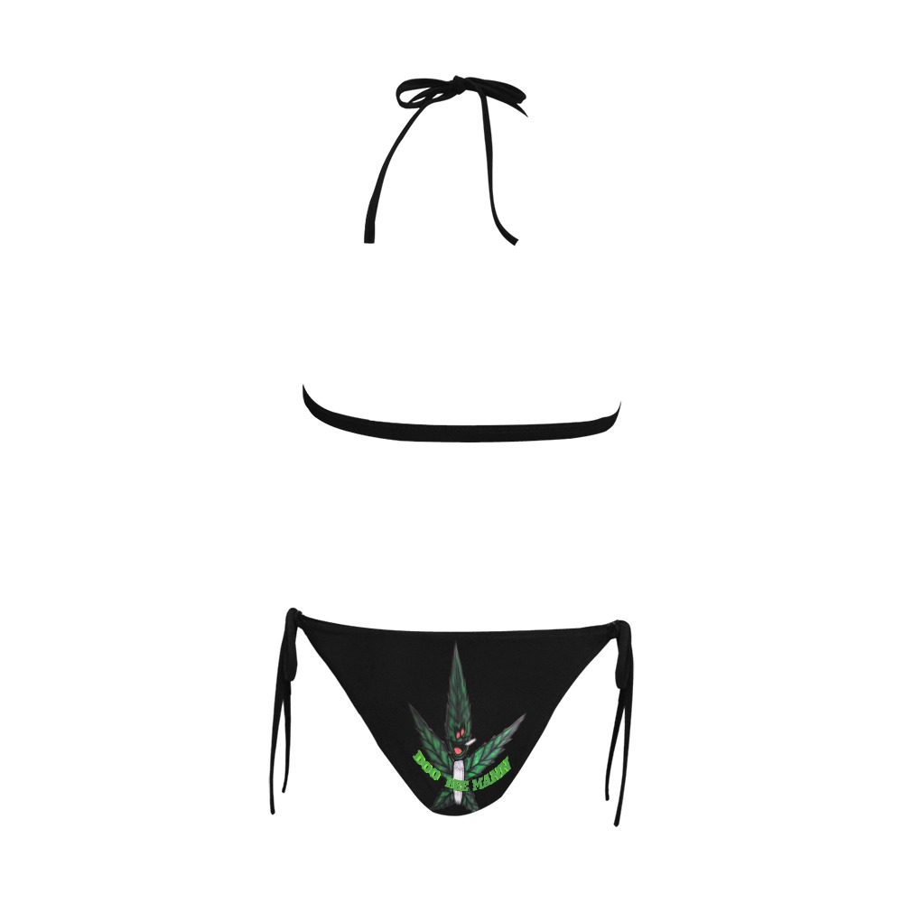 Swim with DOO-BEE-MANN Buckle Front Halter Bikini Swimsuit (Model S08)