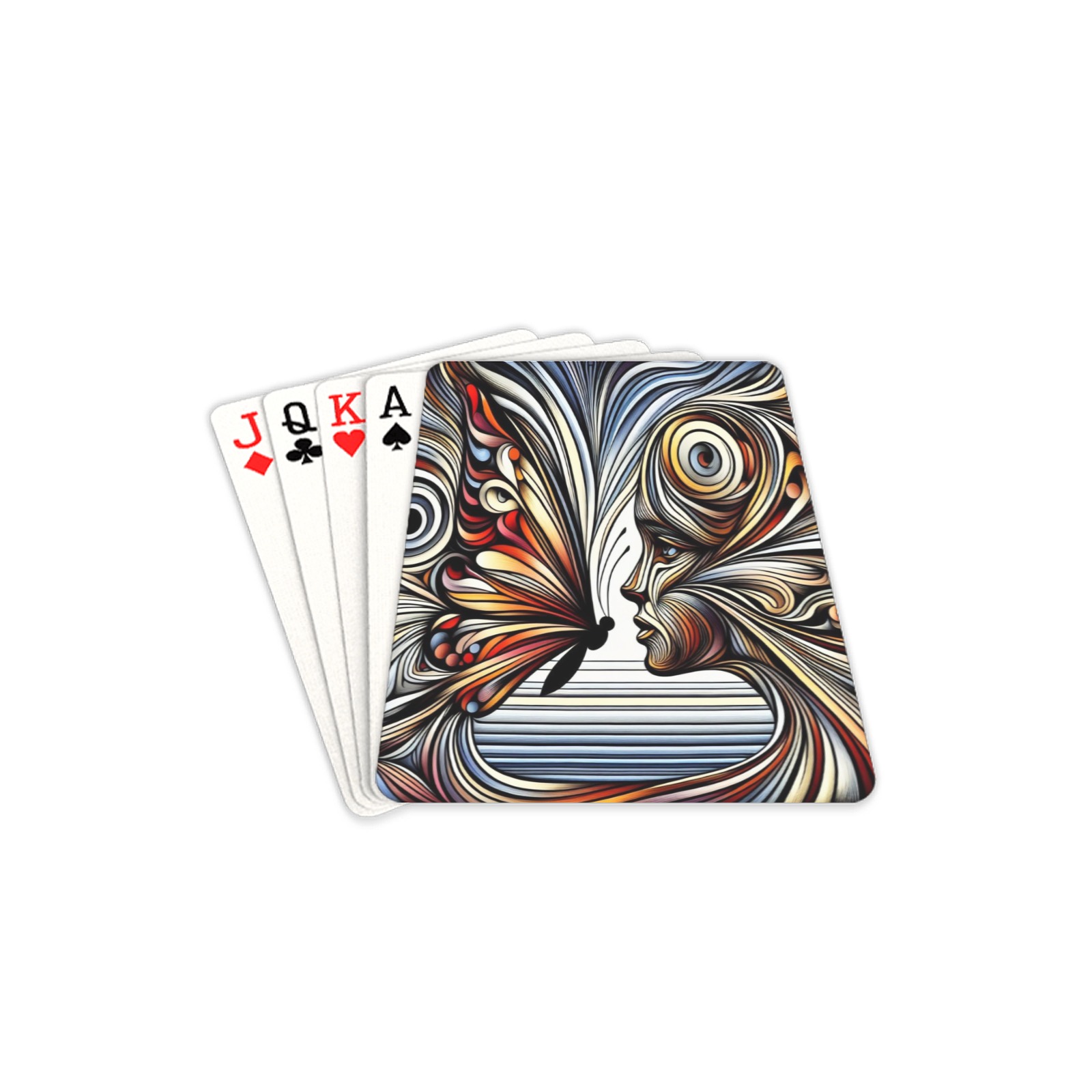 Lady Butterfly 1 Playing Cards 2.5"x3.5"