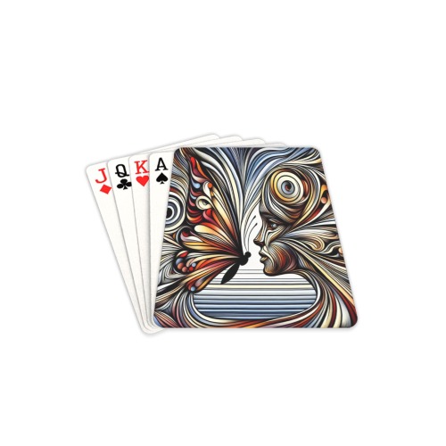 Lady Butterfly 1 Playing Cards 2.5"x3.5"