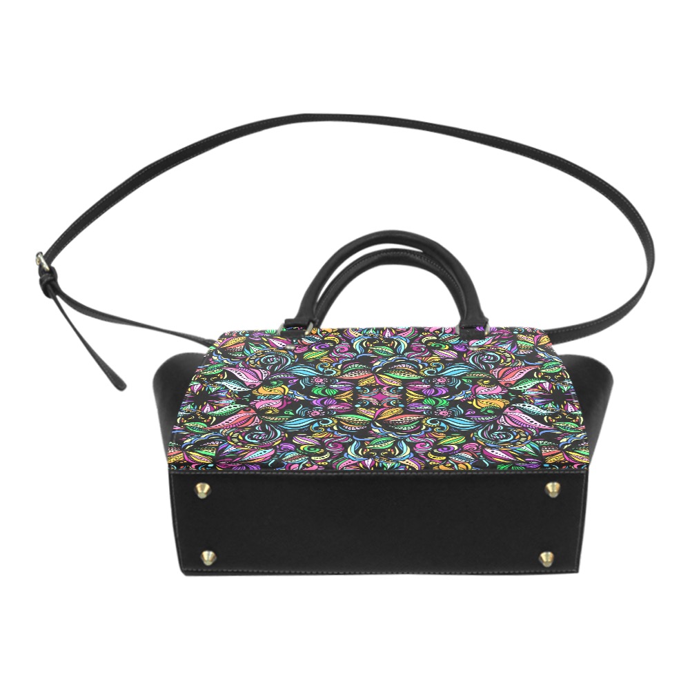 Whimsical Blooms Classic Shoulder Handbag (Model 1653)