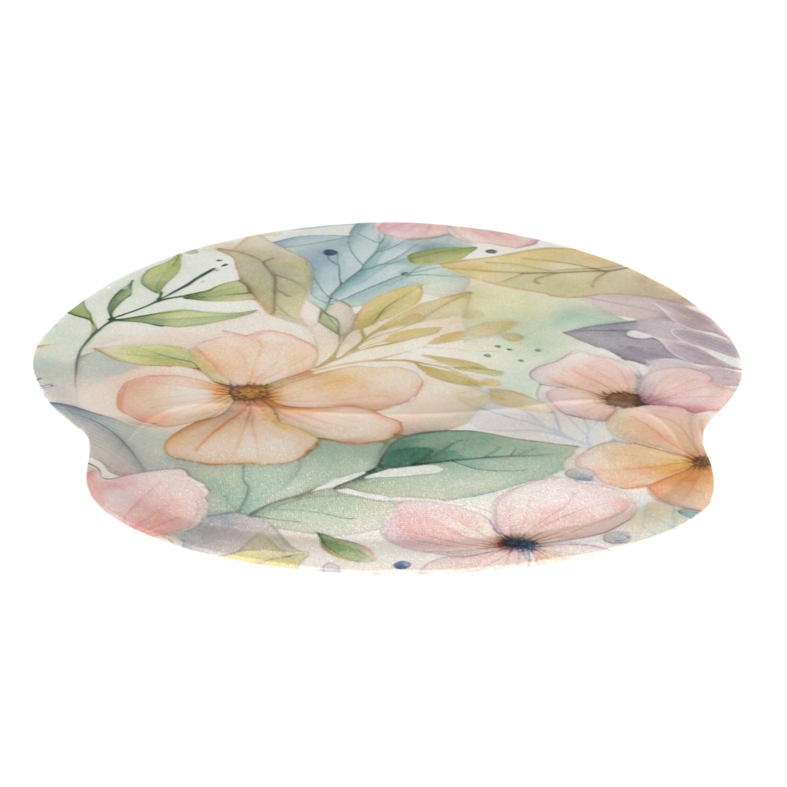 Watercolor Floral 1 Mouse Pad with Wrist Rest Support