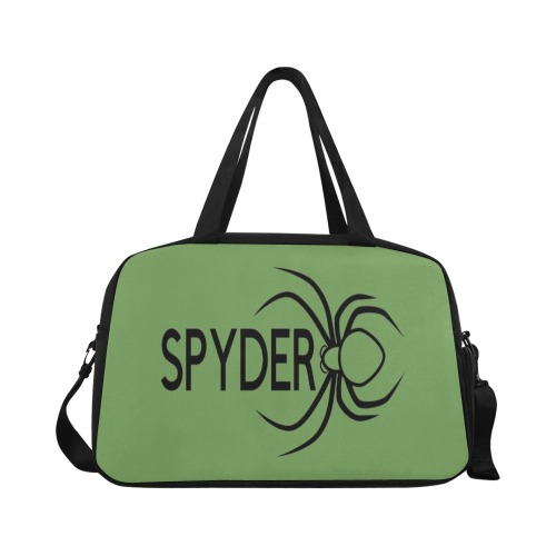 Olive Green Spyder Small Travel Bag Fitness Handbag (Model 1671)