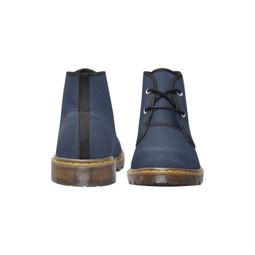 dk blu sp Men's Canvas Chukka Boots (Model 2402-1)