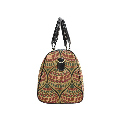 African Ethnic Art New Waterproof Travel Bag/Large (Model 1639)