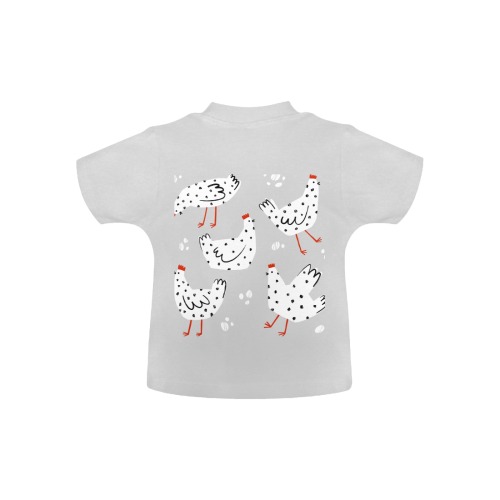 Cute hens Baby Classic T-Shirt (Model T30)