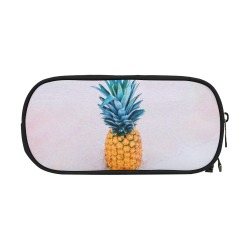 Pineapple on the pink beach Pencil Pouch/Large (Model 1680)