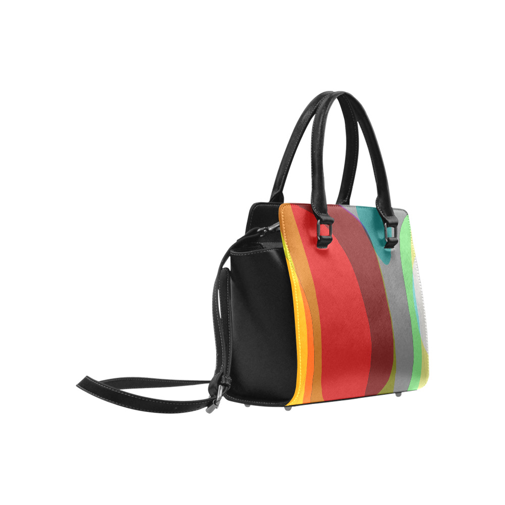 Colorful Abstract 118 Classic Shoulder Handbag (Model 1653)