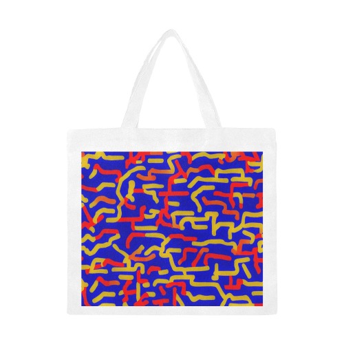 Worms Canvas Tote Bag/Large (Model 1702)