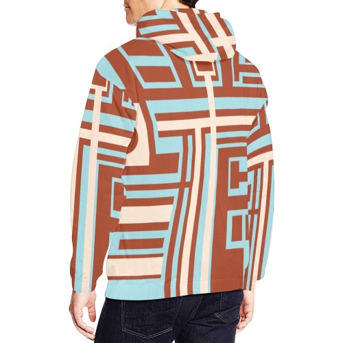 Model 1 All Over Print Hoodie for Men (USA Size) (Model H13)