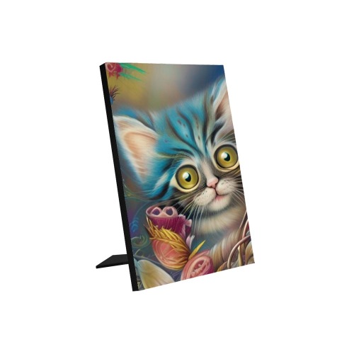 Cute Kittens 6 Photo Panel for Tabletop Display 6"x8"
