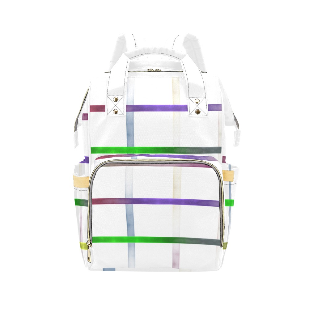 blurred lines Multi-Function Diaper Backpack/Diaper Bag (Model 1688)