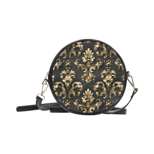 Damask Gold And Black