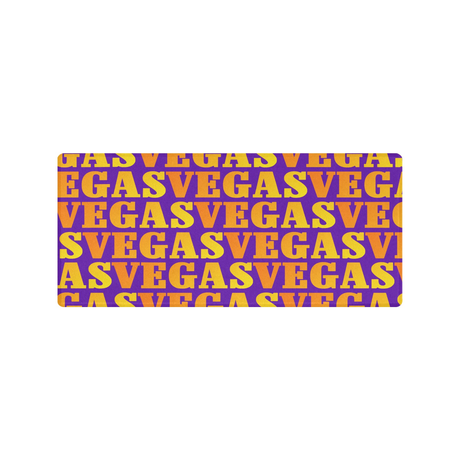 Golden VEGAS / Purple Gaming Mousepad (35"x16")