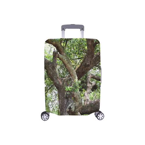 Oak Tree In The Park 7659 Stinson Park Jacksonville Florida Luggage Cover/Small 18"-21"