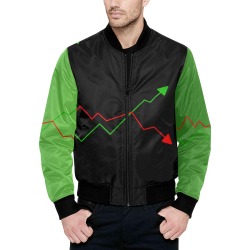 City Boy Quilted Bomber Jacket All Over Print Quilted Bomber Jacket for Men (Model H33)