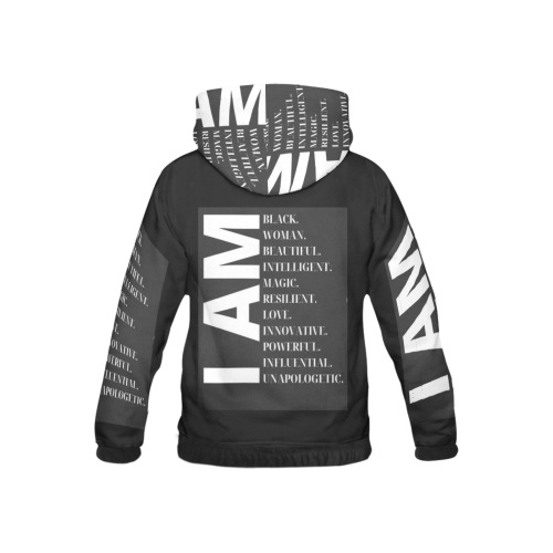 I Am All Over Print Hoodie for Kid (USA Size) (Model H13)