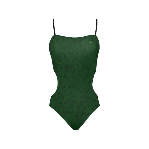Untitled-2 Spaghetti Strap Cut Out Sides Swimsuit (Model S28)