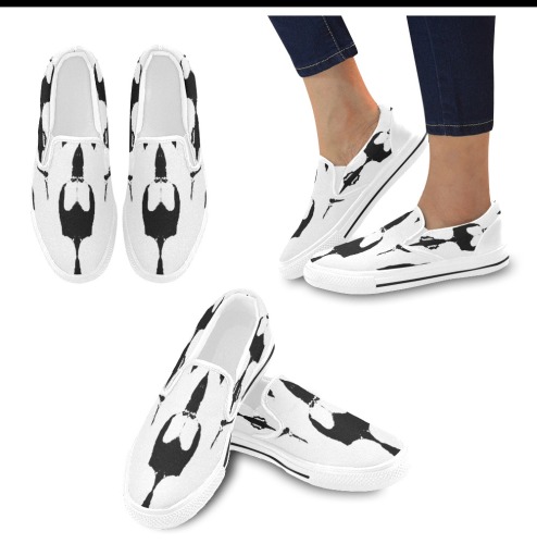 DAS1 Women's Slip-on Canvas Shoes (Model 019)