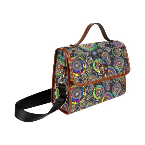 coloured cogs v1 Waterproof Canvas Bag/All Over Print (Model 1641)