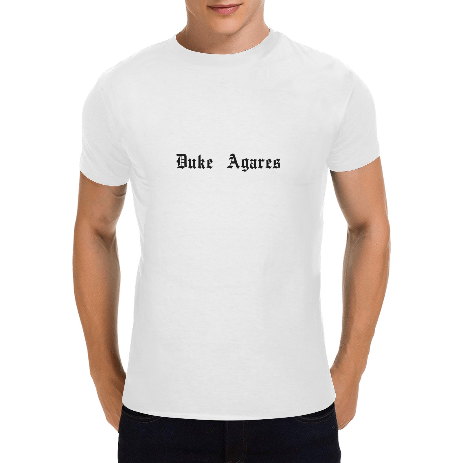 2. Duke Agares Men's T-Shirt in USA Size (Two Sides Printing)
