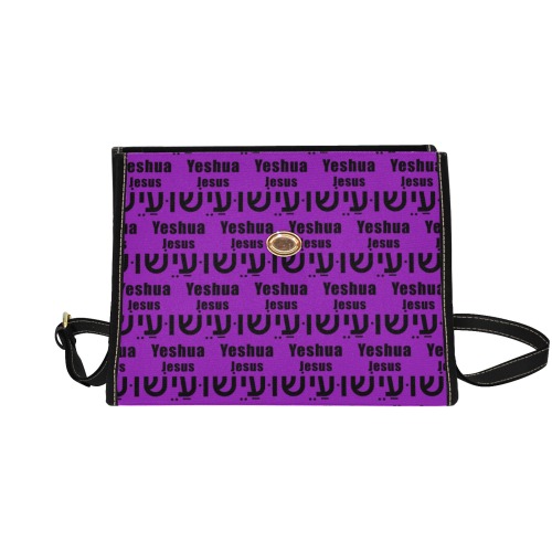 Royalty - Yeshua Purse Waterproof Canvas Bag-Black (All Over Print) (Model 1641)