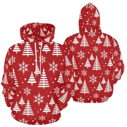 Christmas Trees All Over Print Hoodie for Men (USA Size) (Model H13)