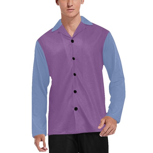 solid purple and blue