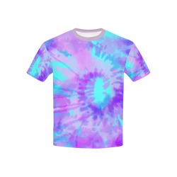 pastel Tie Dye Kids' All Over Print T-shirt (USA Size) (Model T40)