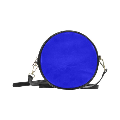 color medium blue Round Sling Bag (Model 1647)