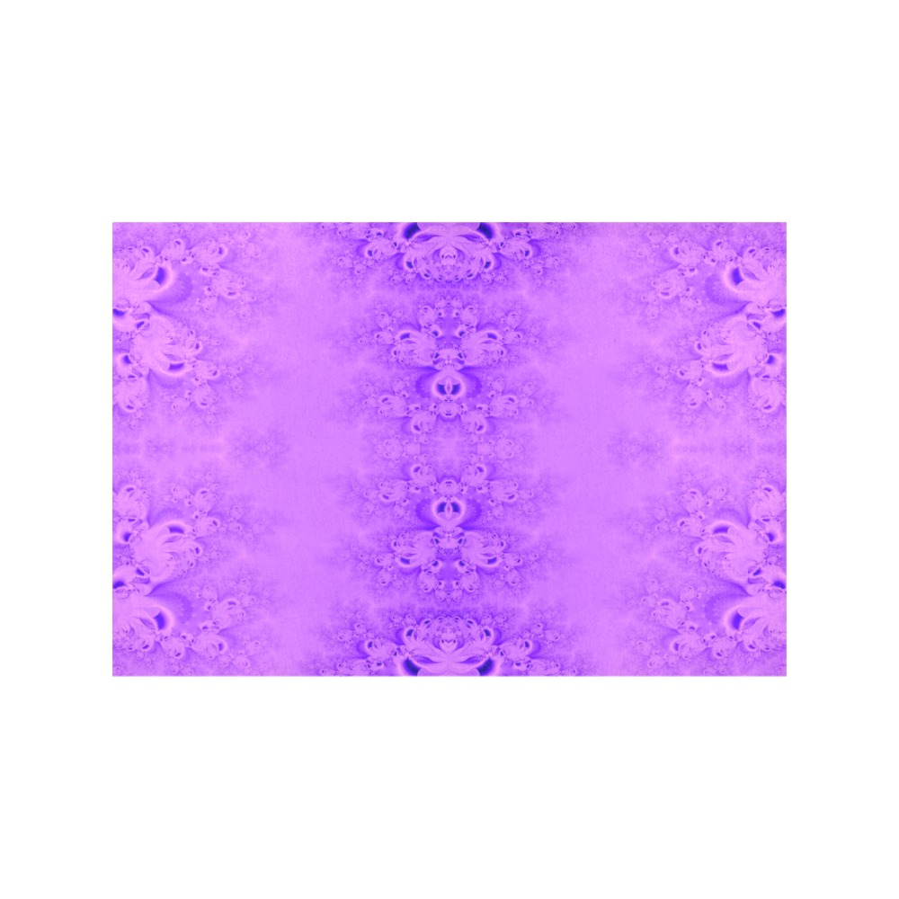 Purple Lilacs Frost Fractal Placemat 12’’ x 18’’ (Set of 6)