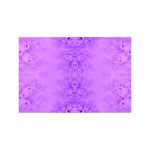 Purple Lilacs Frost Fractal Placemat 12’’ x 18’’ (Set of 6)
