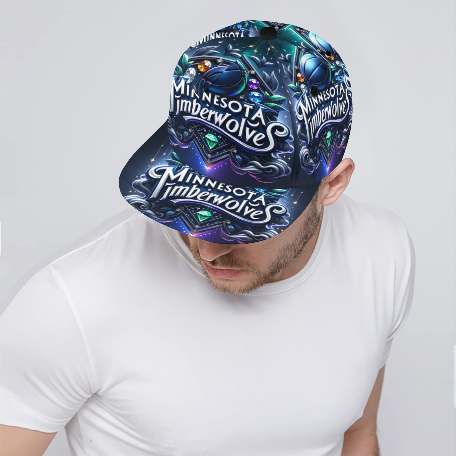 Minnesota Timberwolves - All Over Print Snapback Hat