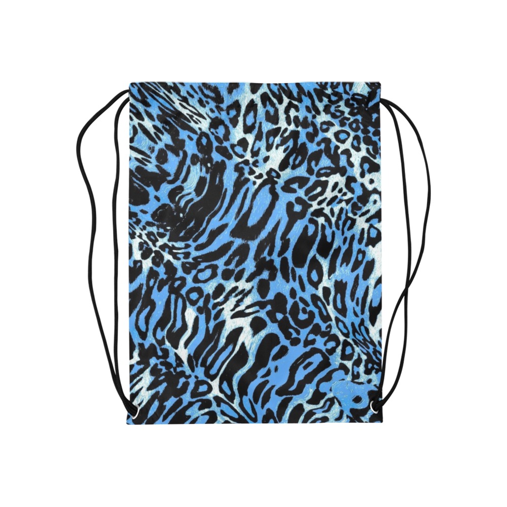 Animal skin Medium Drawstring Bag Model 1604 (Twin Sides) 13.8"(W) * 18.1"(H)