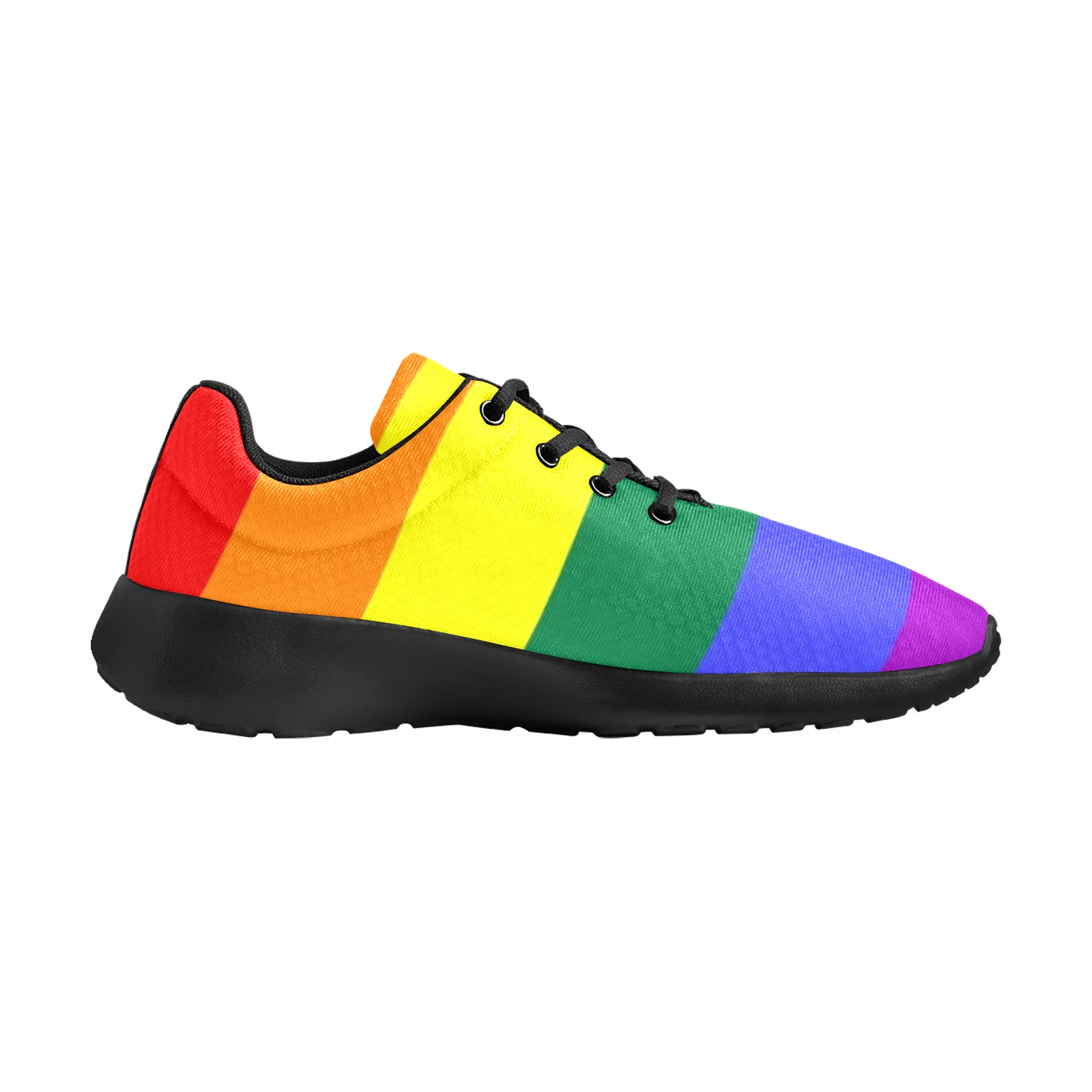 Gay Pride Rainbow Men's Athletic Shoes (Model 0200)