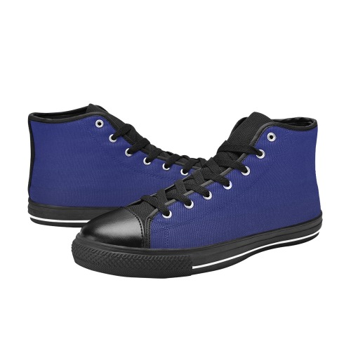 blu eb High Top Canvas Shoes for Kid (Model 017)