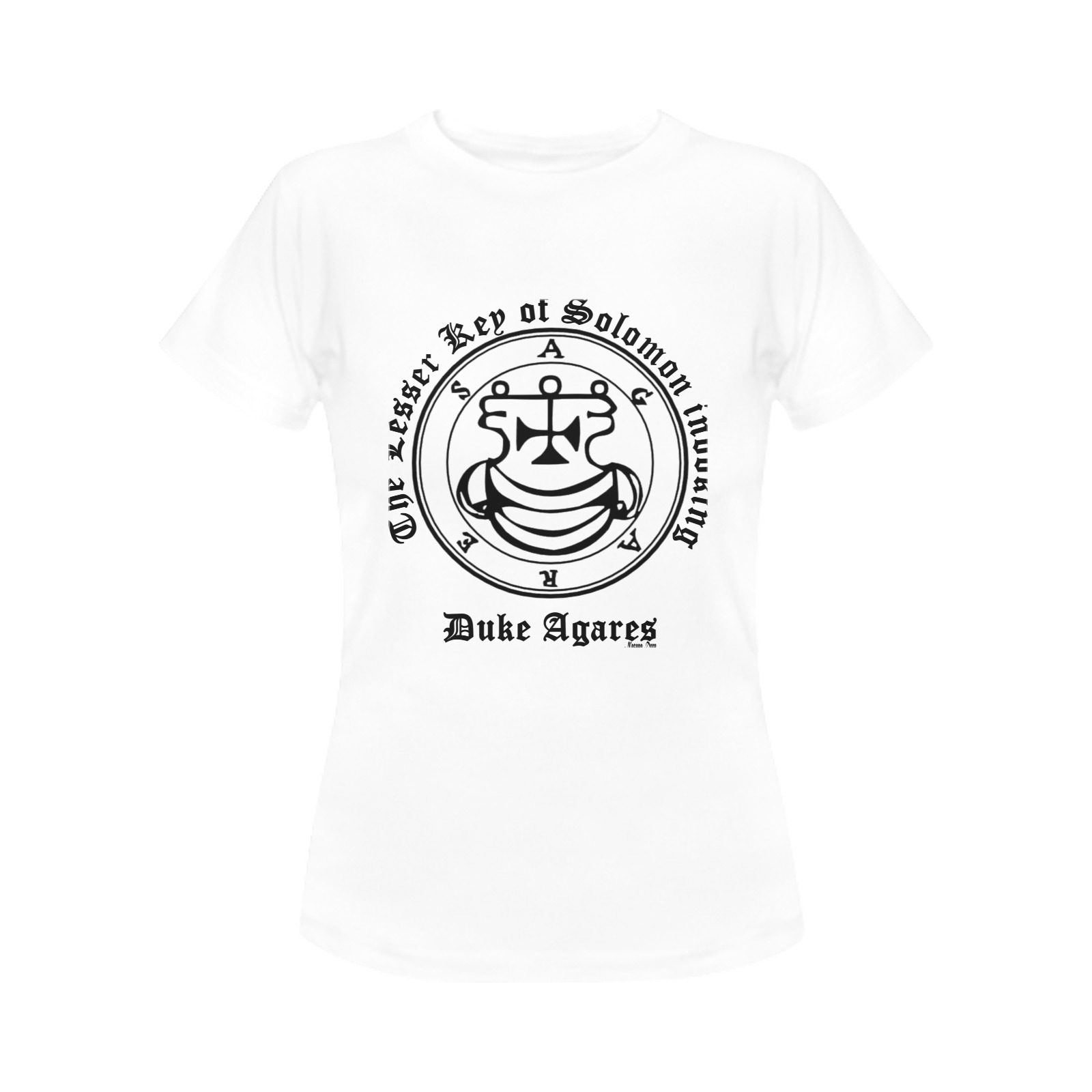 2. Duke Agares Women's T-Shirt in USA Size (Front Printing Only)