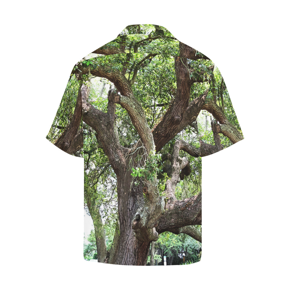Oak Tree In The Park 7659 Stinson Park Jacksonville Florida Hawaiian Shirt (Model T58)