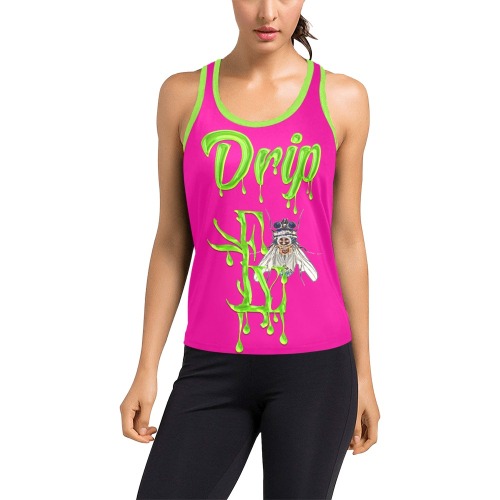 Drip Collectable Fly Women's Racerback Tank Top (Model T60)