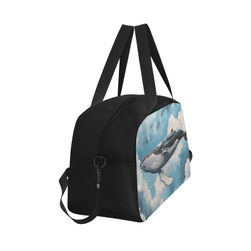 Whale in Clouds v1 Fitness Handbag (Model 1671)