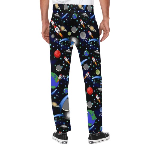 Galaxy Universe Men's All Over Print Casual Trousers (Model L68)