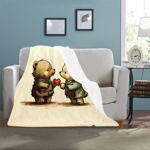 Little Bears 3 Ultra-Soft Micro Fleece Blanket 32"x48"