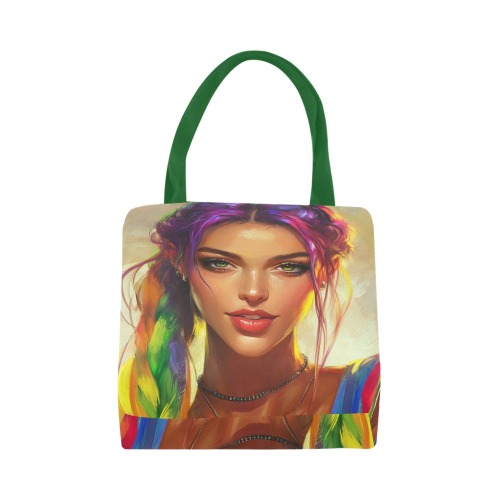 Beauty Bag Canvas Tote Bag (Model 1657)