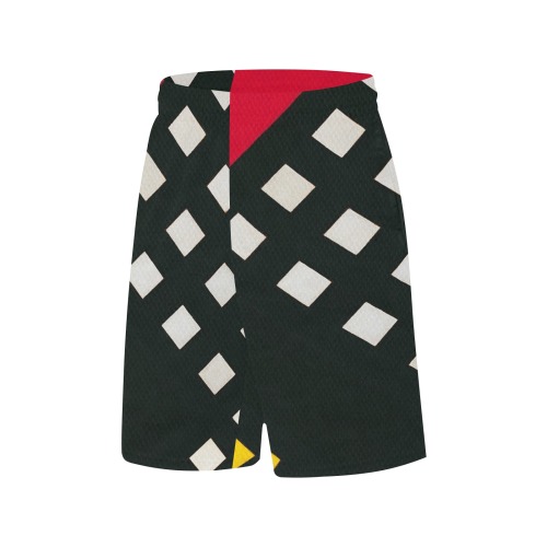 Counter-composition XV by Theo van Doesburg- All Over Print Basketball Shorts with Pocket
