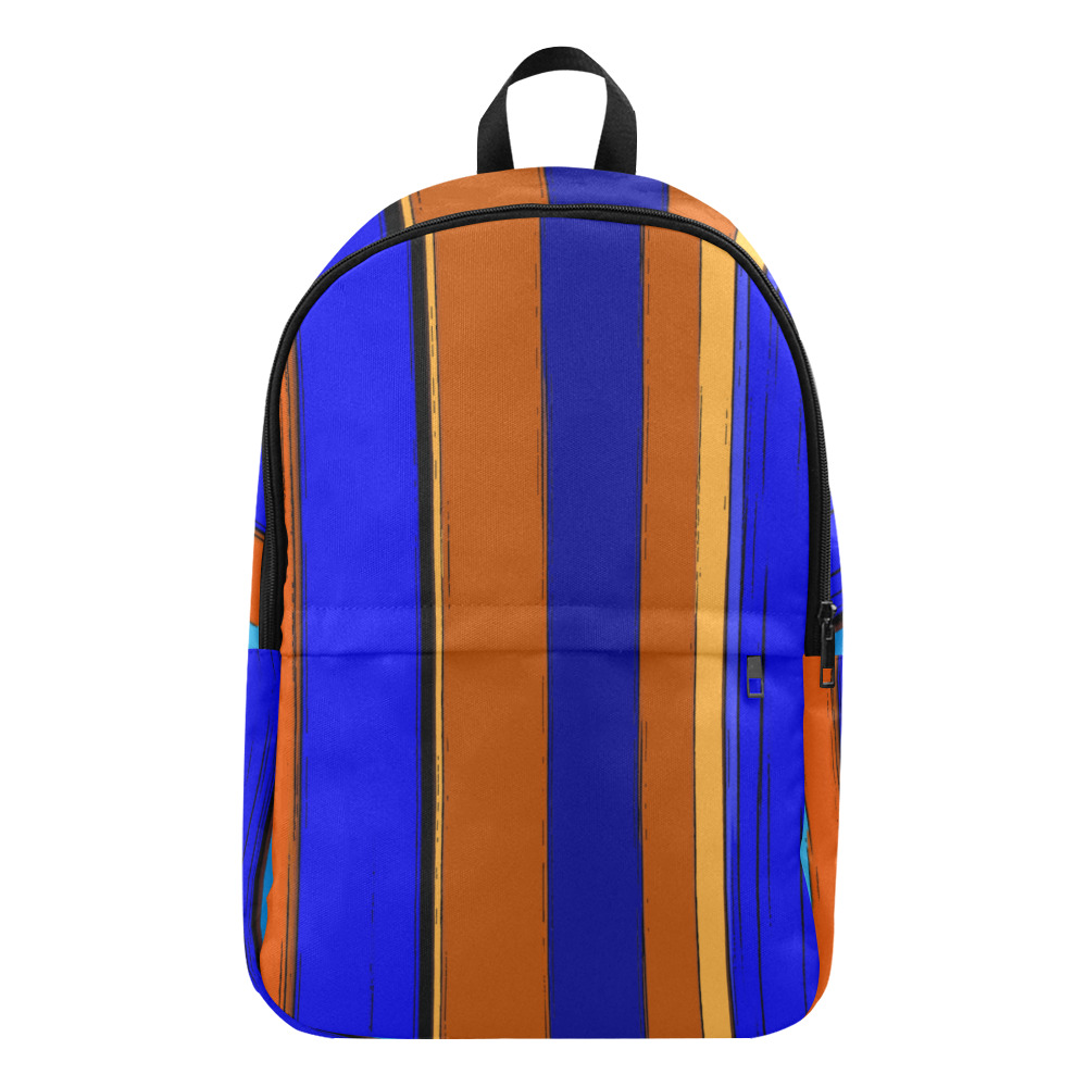 Abstract Blue And Orange 930 Fabric Backpack for Adult (Model 1659)