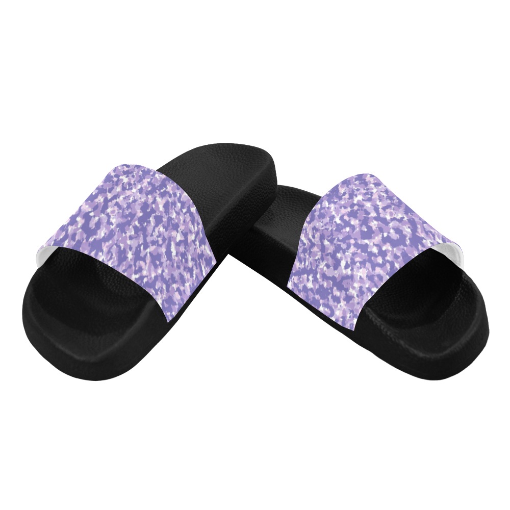 SaturdayPurple(5) Women's Slide Sandals (Model 057)