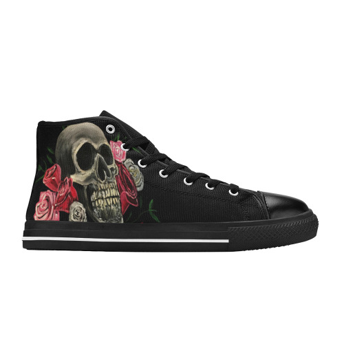 Everlasting Love Women's Classic High Top Canvas Shoes (Model 017)