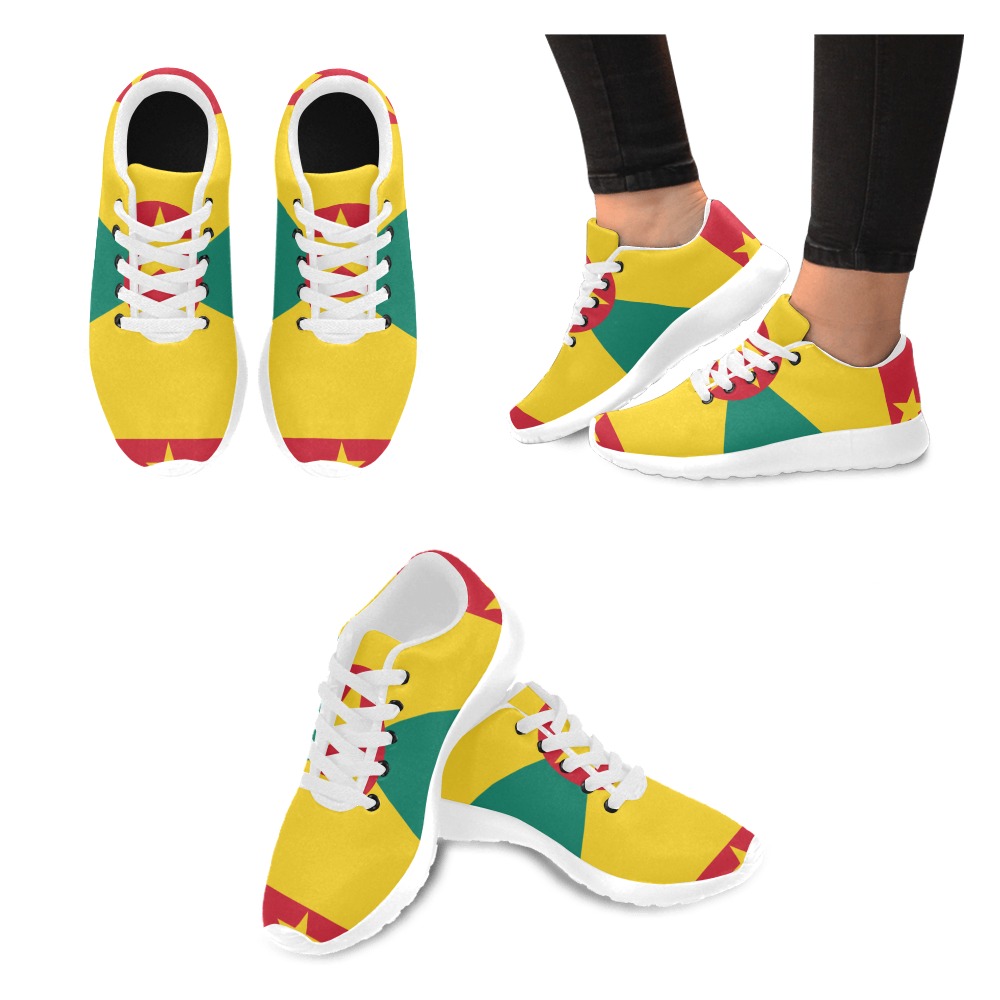 Grenada Flag Men’s Running Shoes (Model 020)