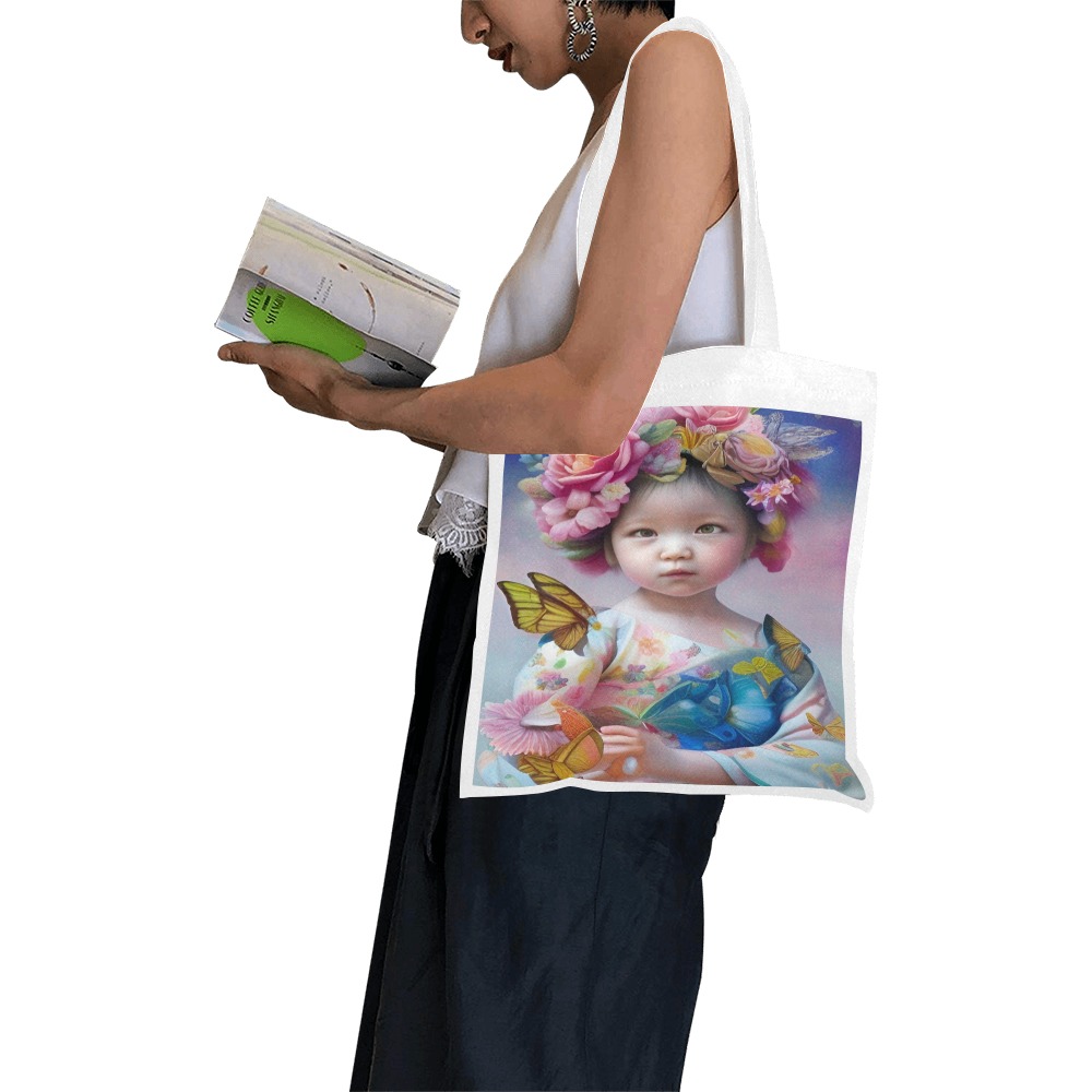 Pretty Girls 2 Canvas Tote Bag/Small (Model 1700)